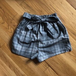 Plaid shorts